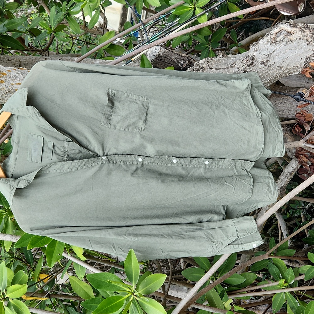 Grayson voille button down